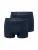 SCHIESSER Boxershorts  nachtblauw / wit