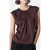 French Connection Sera Satin Slvlss Blouse Bitter Chocolate Bitter Chocolate