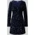 Pieces Jurk met pailletten met v-hals