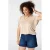 MS Mode broderie top met glitters Plus Size – zand