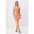 TRENDYOLMİLLA Dames Geel Abstract Midi Mouwloos Stijlvol/Avond Bodycon Jurken