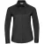 Russell Dames/Dames Oxford Easy-Care overhemd met lange mouwen (Zwart)