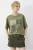 Leopardprint Pailletten Crew Neck T-shirt