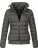 Marikoo dames gewatteerde jas Poisen met hoge kraag & teddyfleece zakken