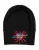 Merinowollen Beanie met Union Jack Hart