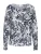 MADELEINE Trui  donkerblauw / wit