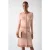 LK Bennett Dr Mara Metallic Dress Light Pink