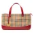 Tweeded Haymarket Check Canvas Handtas