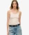 Athletic Essential Lace Trim Cami Top Crème