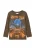 s.Oliver Shirt  lichtbeige / azuur / donkerbruin / oranje