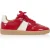 DWRS label Poona Verniz Red / Off White