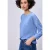 Street One Dames Shirt met knoopdetail in Blauw