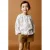 Mango Kids gebloemde blouse – ecru/rood