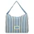 TOM TAILOR Shopper ‘Malie’  crème / blauw