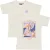 QPI T-shirt met backprint ecru