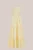 WE Fashion – Dames maxi jurk met structuur – Regular fit – Lichtgeel – Katoen –