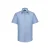 Russell Collection Heren Oxford Getailleerde Overhemd met Korte Mouwen (Oxford Blauw)