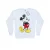 Disney Dames/Dames Mickey Mouse Classic Kick Sweatshirt (Wit)