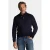 New Zealand Auckland trui met ingebreid patroon donkerblauw