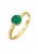 ELLI PREMIUM Ring  goud / smaragd
