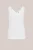 WE Fashion – Dames jersey singlet met opengewerkte structuur – Regular fit – Wit –