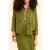 ICode Fluid Khaki Jacket With Buttoned Pockets Khaki