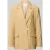 Jake*s Collection straight fit blazer van viscosemix met structuurpatroon