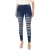 Lange denim damesbroek van elastische stof D2001