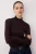 TRENDYOLMİLLA Dames Bruin Effen Lang Getailleerd Blouses