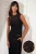 TRENDYOLMİLLA Dames Zwart Effen Mouwloos Getailleerd Blouses