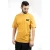 Caterpillar W05324 Merkkatoen Gele T-Shirt voor Mannen