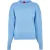 Hugo Effen Damesschouder Relaxed Fit Sweater Top (Pastelblauw)