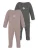 normani Rompertje/body ‘Levin’  grijs / lila / rosa / wit