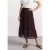 Street One Dames Midi-rok van chiffon met volant in Rood