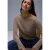 Street One Dames Shirt in effen kleur in Bruin