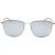 Hugo Boss Matte zonnebril met meerdere lagen glazen voor heren (Ruthenium/Wit)