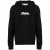 Off-White-Jersey Kapuzen en zwart met logo geklodeerd en vorm van paso schmaler