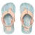Reef teenslippers blauw/koraal