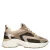 Manfield chunky suède sneakers – taupe