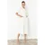 TRENDYOLMİLLA Dames Ecru Effen Maxi Kort Casual Bodycon Jurken