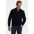 New Zealand Auckland katoenen regular fit kabeltrui met kabels – donkerblauw