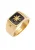 KUZZOI Ring ‘Siegel’  goud / zwart