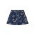 Copenhagen Colors korte spijkerrok met print – dark blue denim