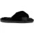 Dune London Dames Diamante Nepbont Binnenpantoffels (Zwart)
