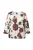 Ulla Popken Blouse  beige / rood / zwart
