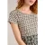 White Stuff Tallie Jersey Dress Black Print