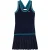 Lacoste Dames/Dames French Terry Slim Dress met gekruiste rug (Blauw)