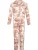 Dagi Pyjama  bruin / lichtroze / wit