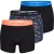 Happy Shorts 3-pack boxershorts heren d908 neon colour splashes print
