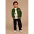 Stains&Stories rechtvallend sweatvest – groen/wit